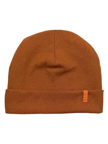 Rippbeanie "Rost" in Hellbraun