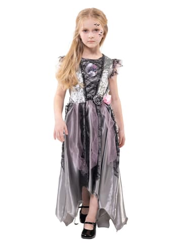 Sukienka kostiumowa "Ghost Princess" w kolorze srebrnym