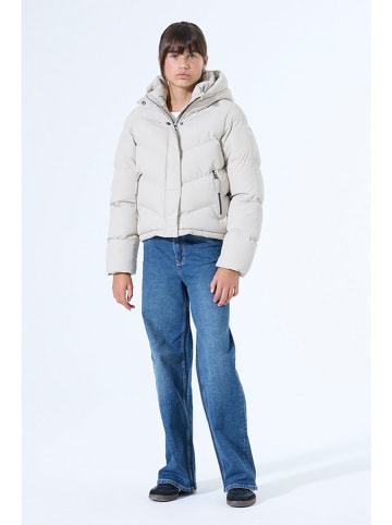 Steppjacke in Creme