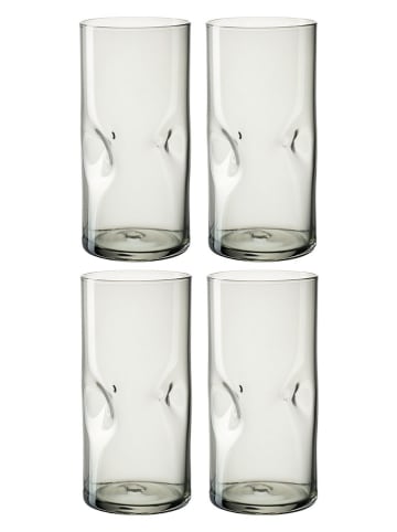 Glas "Vesuvio" in Hellgrau - 330 ml