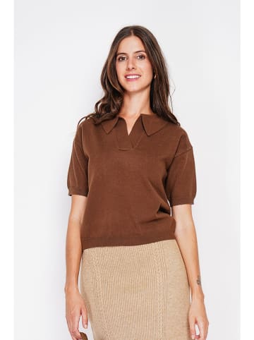 Pullover in Cognac