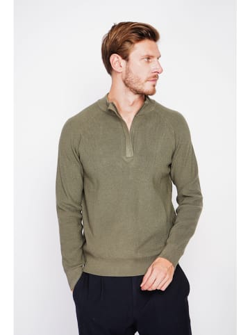 Sweter w kolorze khaki