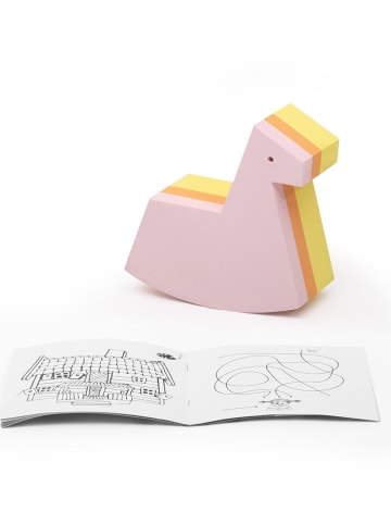 Schommelspeelgoed lichtroze/oranje/geel - vanaf de geboorte