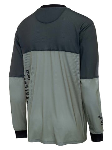 Fietslongsleeve "Monster Mash" groen