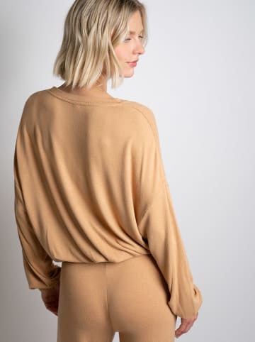 Pyjama-Oberteil "Ocea" in Beige