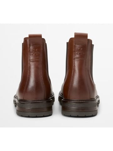 Leren chelseaboots "Rony" lichtbruin