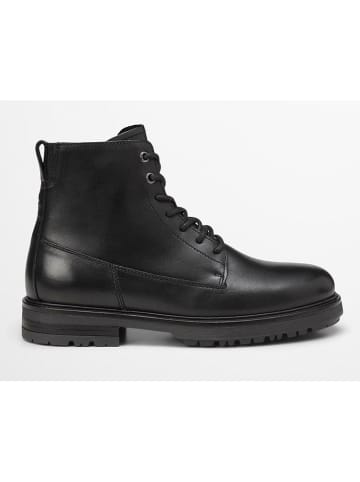 Leren boots "Rony" zwart