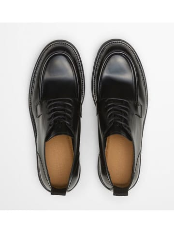 Leren veterschoenen "Phil" zwart