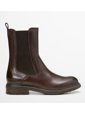 Leder-Chelsea-Boots "Cosi" in Braun