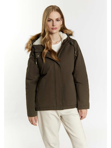 Winterjacke in Khaki