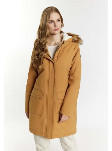 Parka zimowa w kolorze jasnobrązowym