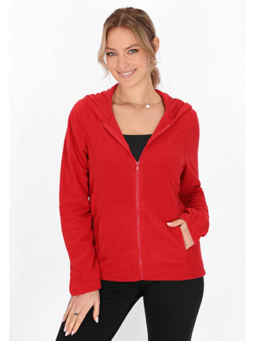 Fleecejacke in Rot