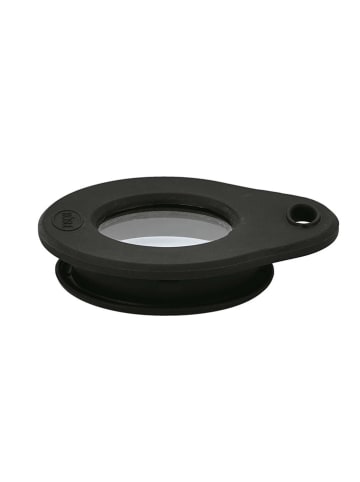 Szklana pokrywka w kolorze czarnym - Ø 12 cm