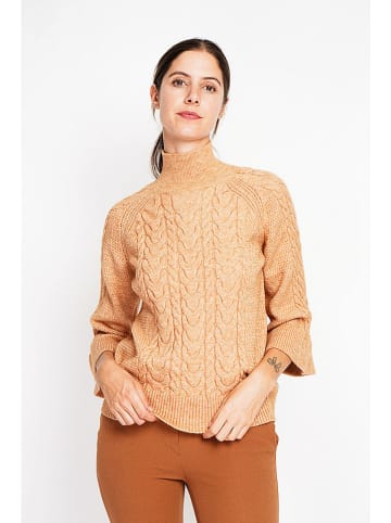 Sweter w kolorze jasnobrązowym