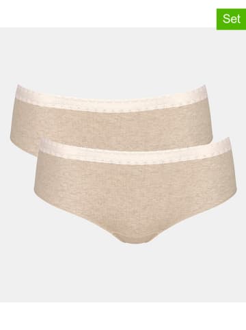 2er-Set: Slips in Beige