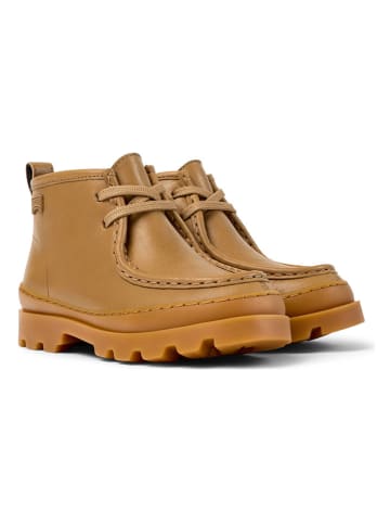 Leder-Boots in Hellbraun