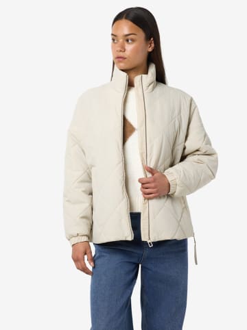 Steppjacke in Creme