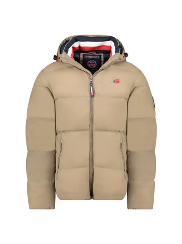 Doorgestikte jas "Ancelo" beige