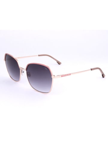 Damen-Sonnenbrille in Gold/ Dunkelblau
