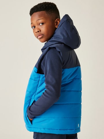 Doorgestikte bodywarmer "Lofthouse" blauw