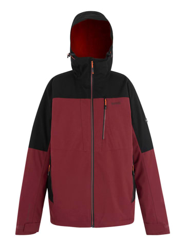 3in1-Funktionsjacke "Wentwood" in Schwarz/ Bordeaux