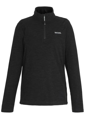 Fleecepullover "Sweethart Marl" in Schwarz