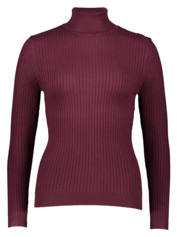 Rollkragenpullover in Bordeaux