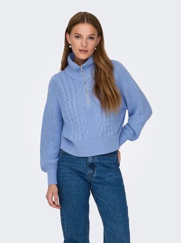 Sweter w kolorze błękitnym