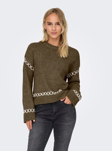 Sweter w kolorze khaki