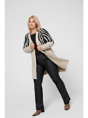 Vest beige/zwart