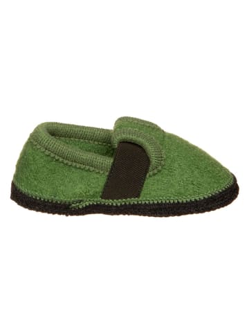 Pantoffels "Bobby" groen