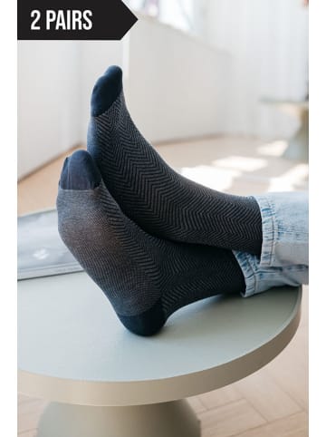 2er-Set: Socken in Dunkelblau