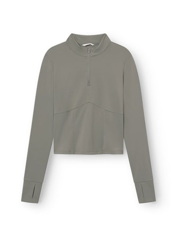 Functionele longsleeve "True to body" groen