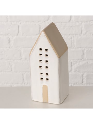 LED-Dekoaufsteller "Terrana" in Creme/ Beige - (B)9 x (H)22 x (T)9 cm