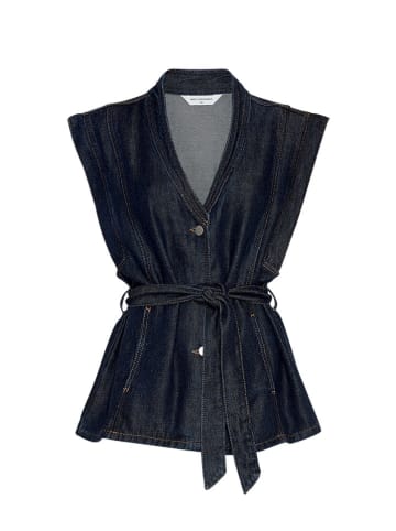 Spijkergilet "Josephine Rue" donkerblauw