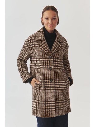 Płaszcz przejściowy "Sewro 1" w kolorze brązowym