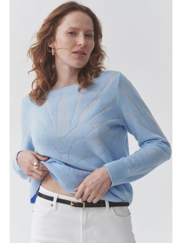 Sweter w kolorze błękitnym