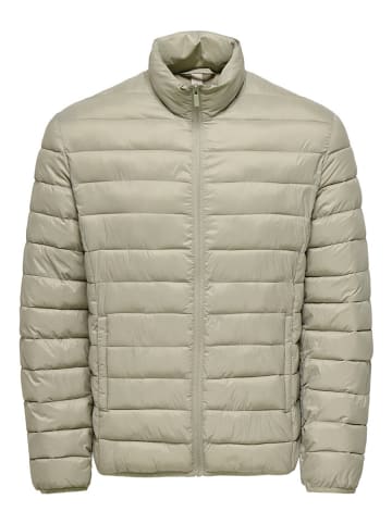 Doorgestikte jas "Gavin" beige