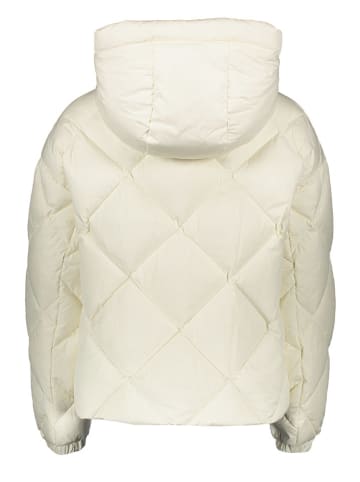Daunenjacke in Creme