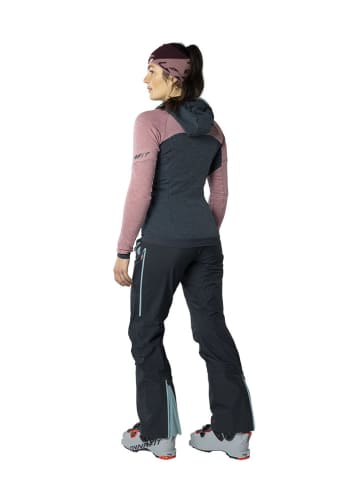 Fleece vest "Tour Wool" in Hellrosa/antraciet