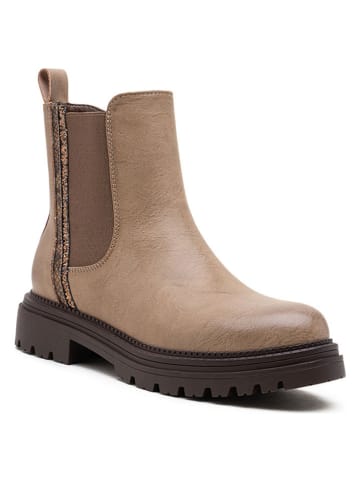 Chelsea-Boots in Khaki