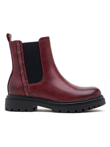 Chelsea-Boots in Bordeaux