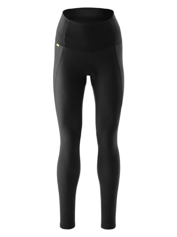 Thermo-Fahrradleggings in Schwarz