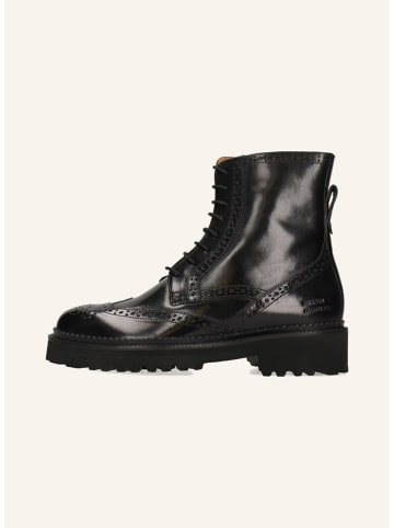 Leren boots "Maria 14" zwart