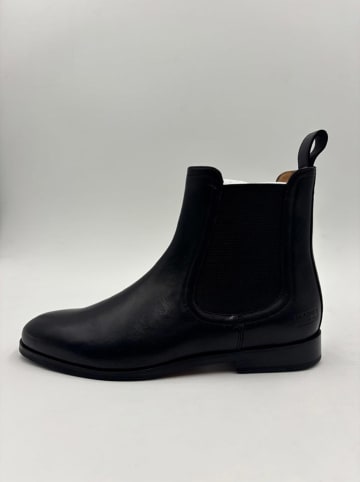 Leren chelseaboots "Susan 100" zwart