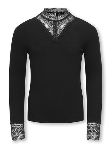 Longsleeve "Tilde" in Schwarz
