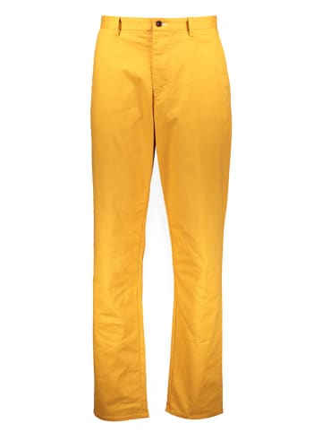 Chinobroek - regular fit - okergeel