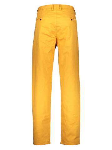 Chinobroek - regular fit - okergeel