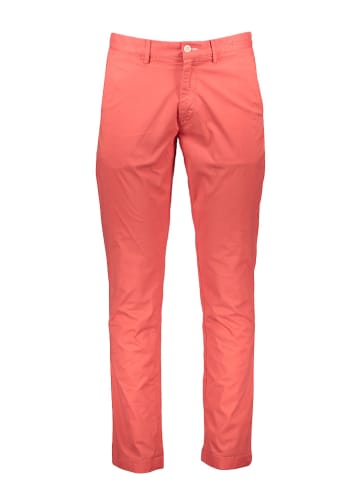 Chinobroek - slim fit - koraalrood