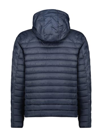 Doorgestikte jas "Burator" donkerblauw